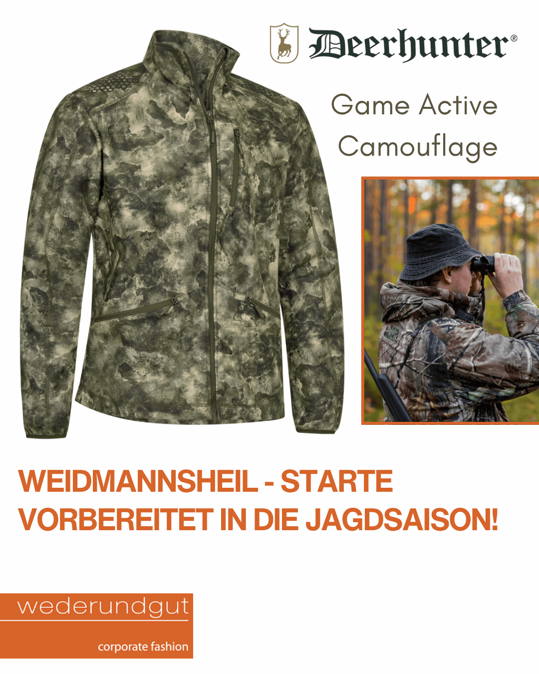Camouflage Jagdbekleidung Herbst